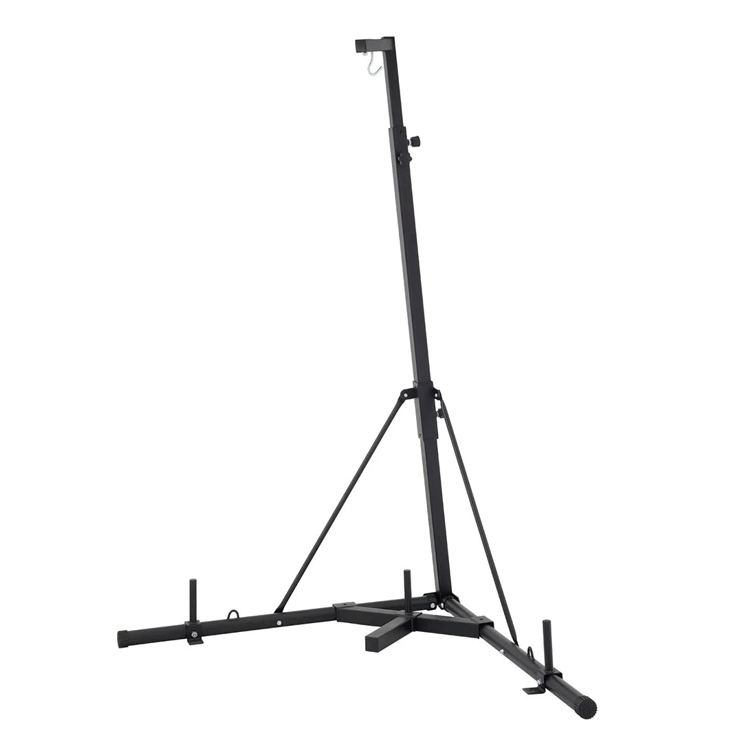 OEM Home Gym Equipment Height Adjustable Sandbag Rack 132lb Punch Bag Stand Free Standing Foldable Boxing Bag Stand