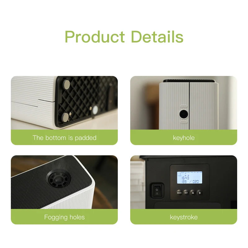 Cover Up To 4000m³ 1000ML Fragrance Diffuser WIFI Bluetooth Smart Scent Air Machine for Home Hotel Spa HVAC Aroma Diffuser