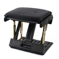 Ergonomic Foldable Footrest 4 Level Height and Angle Adjustable Foot Rest Portable Footrest for Cars Outdoor Activities