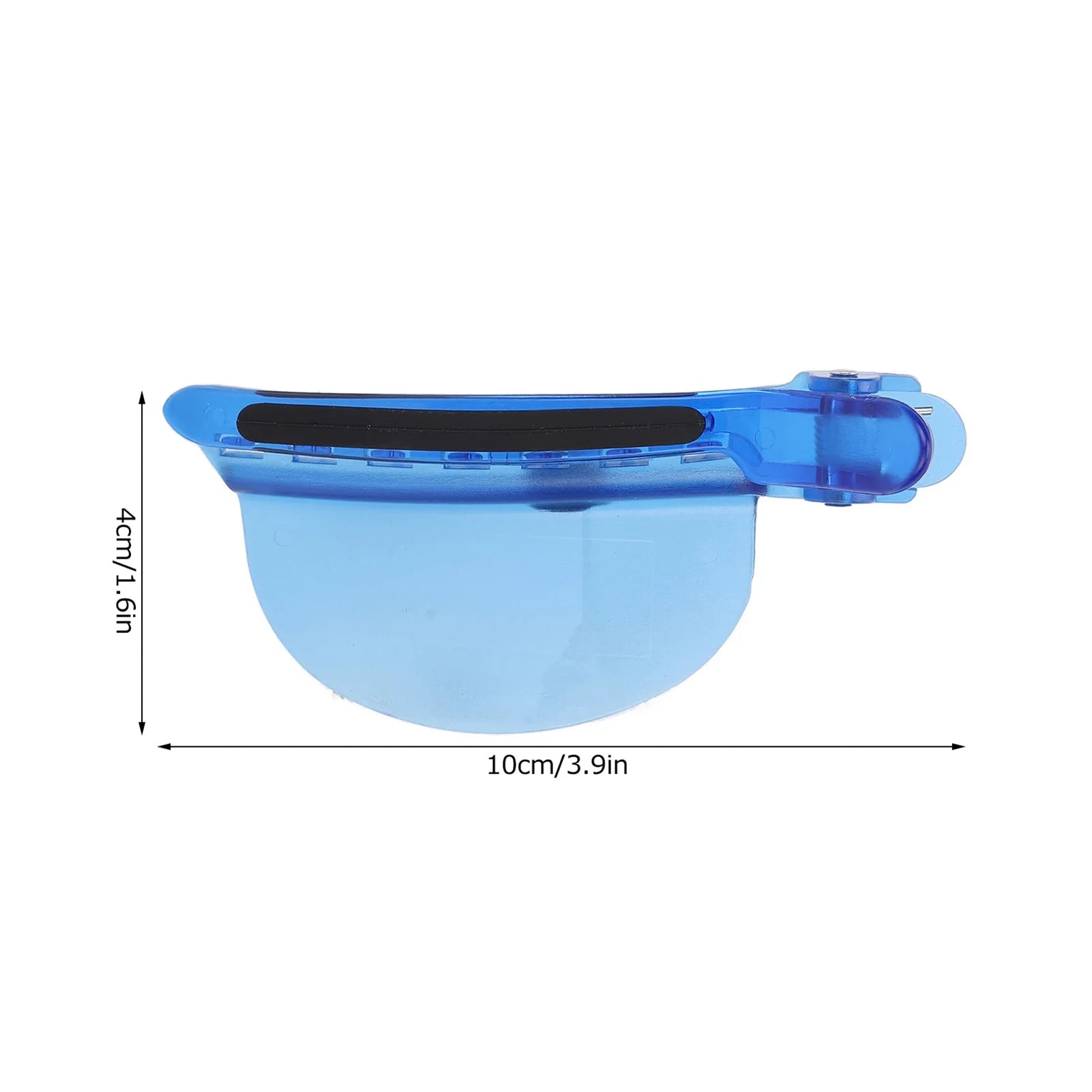 2PCS Sectioning Clips Heat Insulation Easy Speed Separator Clip Blue for Wig Extension Hair Highlighting